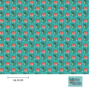 Breezy Blossom | türkis