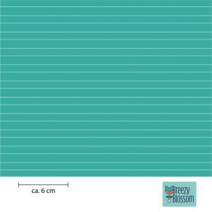 Breezy Blossom | streifen türkis