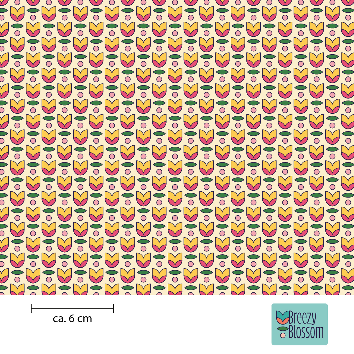 Breezy Blossom | grafik gelb