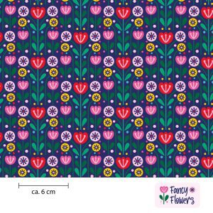 Fancy Flowers Stoffdesign Meterware – wunderfitzig design