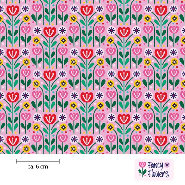 Fancy Flowers Stoffdesign Meterware – wunderfitzig design