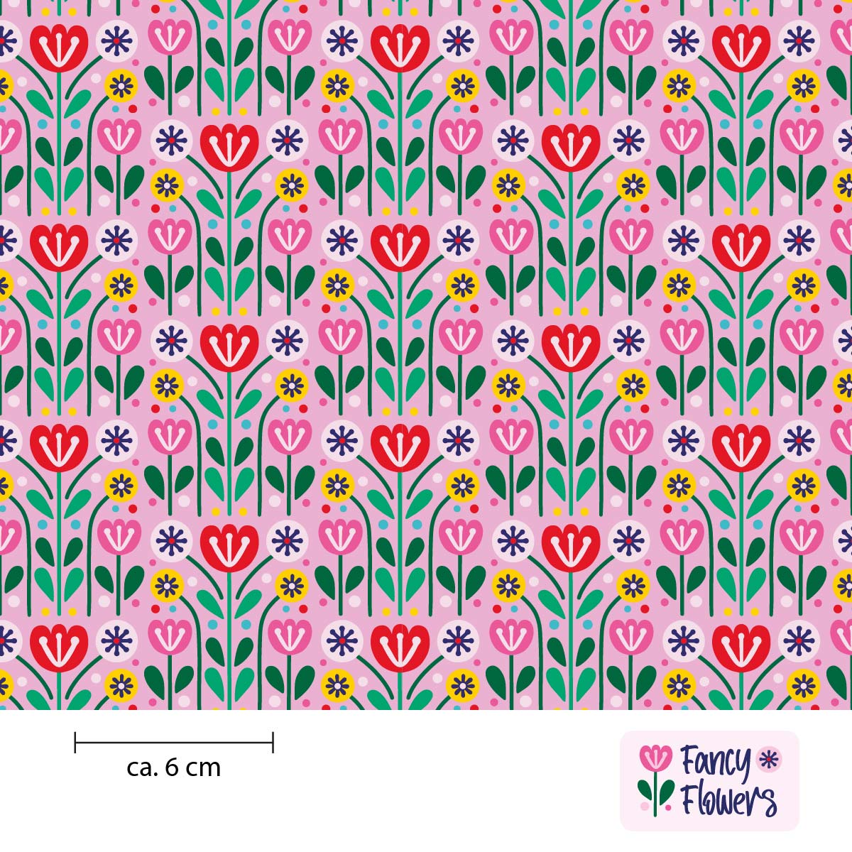 Fancy Flowers Stoffdesign Meterware – wunderfitzig design