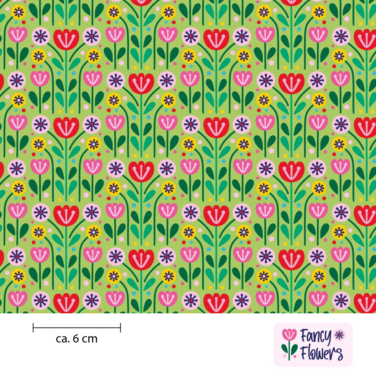 Fancy Flowers Stoffdesign Meterware – wunderfitzig design