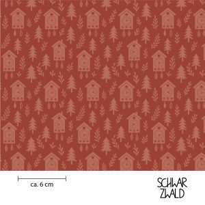 Schwarzwald | Kuckuck mono | rot