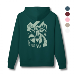 Schwarzwald Bio Hoodie | Kuh