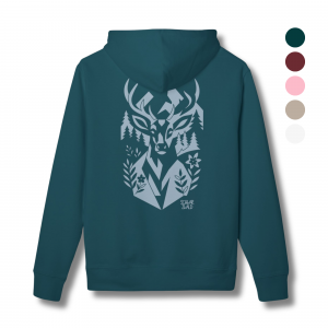 Schwarzwald Bio Hoodie | Hirsch