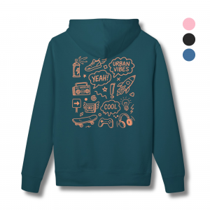 Sketched Streets Bio Hoodie | Icons