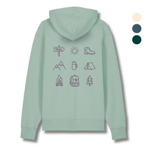 Wandern Bio Hoodie | Icons