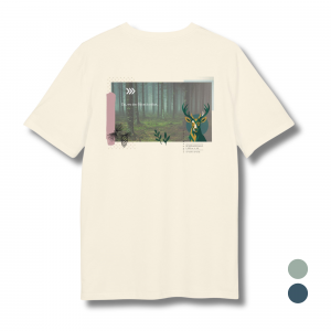 Schwarzwald Bio T-Shirt | Hirsch Collage