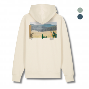 Schwarzwald Bio Hoodie | Kuh Collage