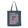 Schwarzwald Stofftasche mit einfarbigen Schwarzwald Icons